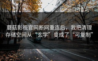 蘑菇影视官网断网重连后，我把清理存储空间从“玄学”变成了“可复制”