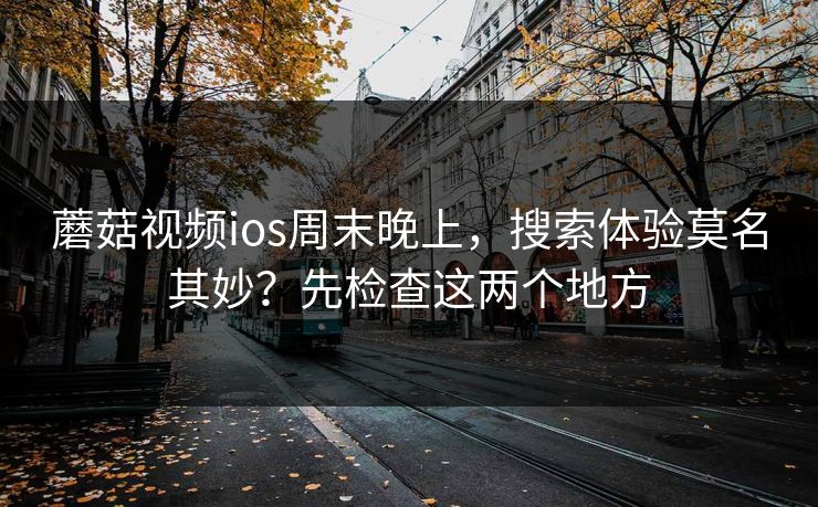 蘑菇视频ios周末晚上，搜索体验莫名其妙？先检查这两个地方-第1张图片-蘑菇影视在线观看 - 免费高清影视天堂