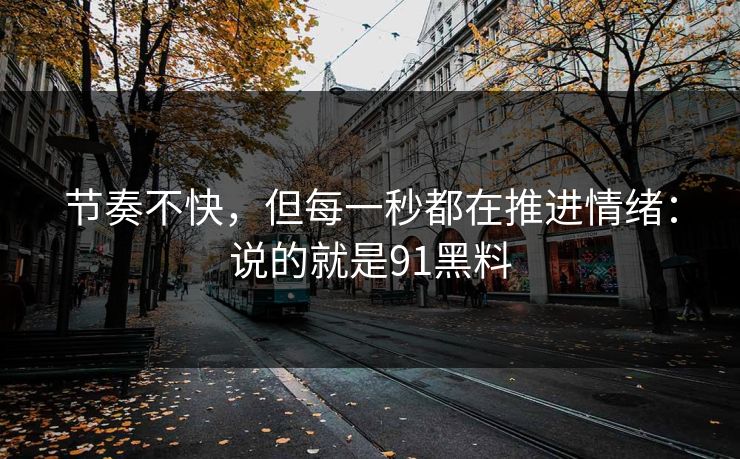 节奏不快，但每一秒都在推进情绪：说的就是91黑料
